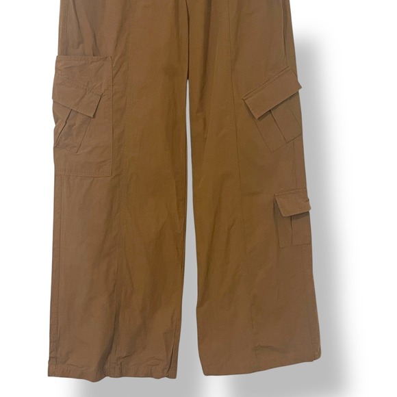 Elodie‎ Cargo Pants Size S Brown Wide Leg High Rise Gorpcore Streetwear Casual - Picture 3 of 8